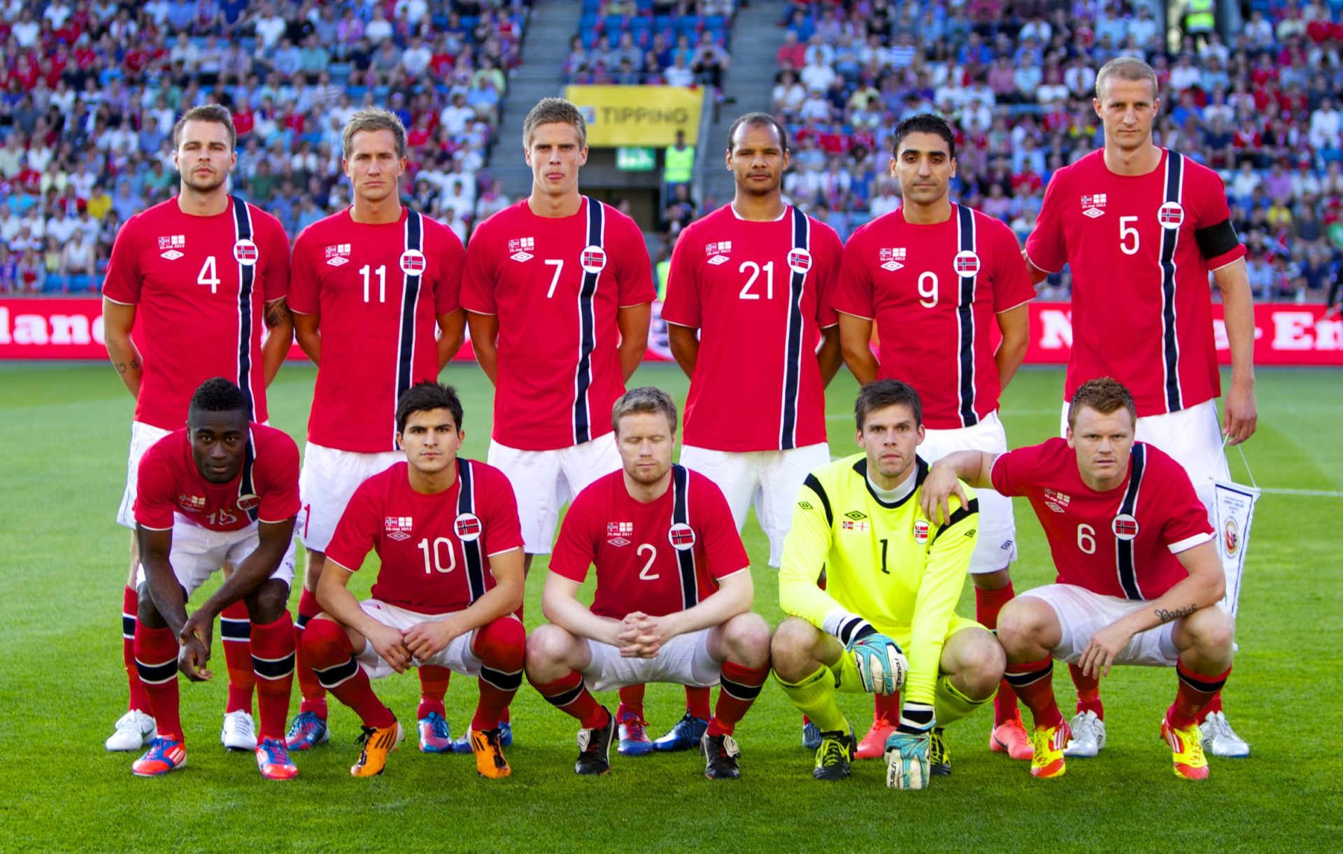 Norway national football team is the only team that never lost against