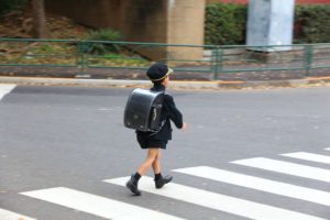 Schoolboy in Japan