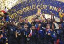 France national football team holding the World Cup trophy